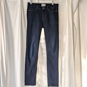 Paige Dark Wash Denim "Skyline Skinny" Jeans Size 27